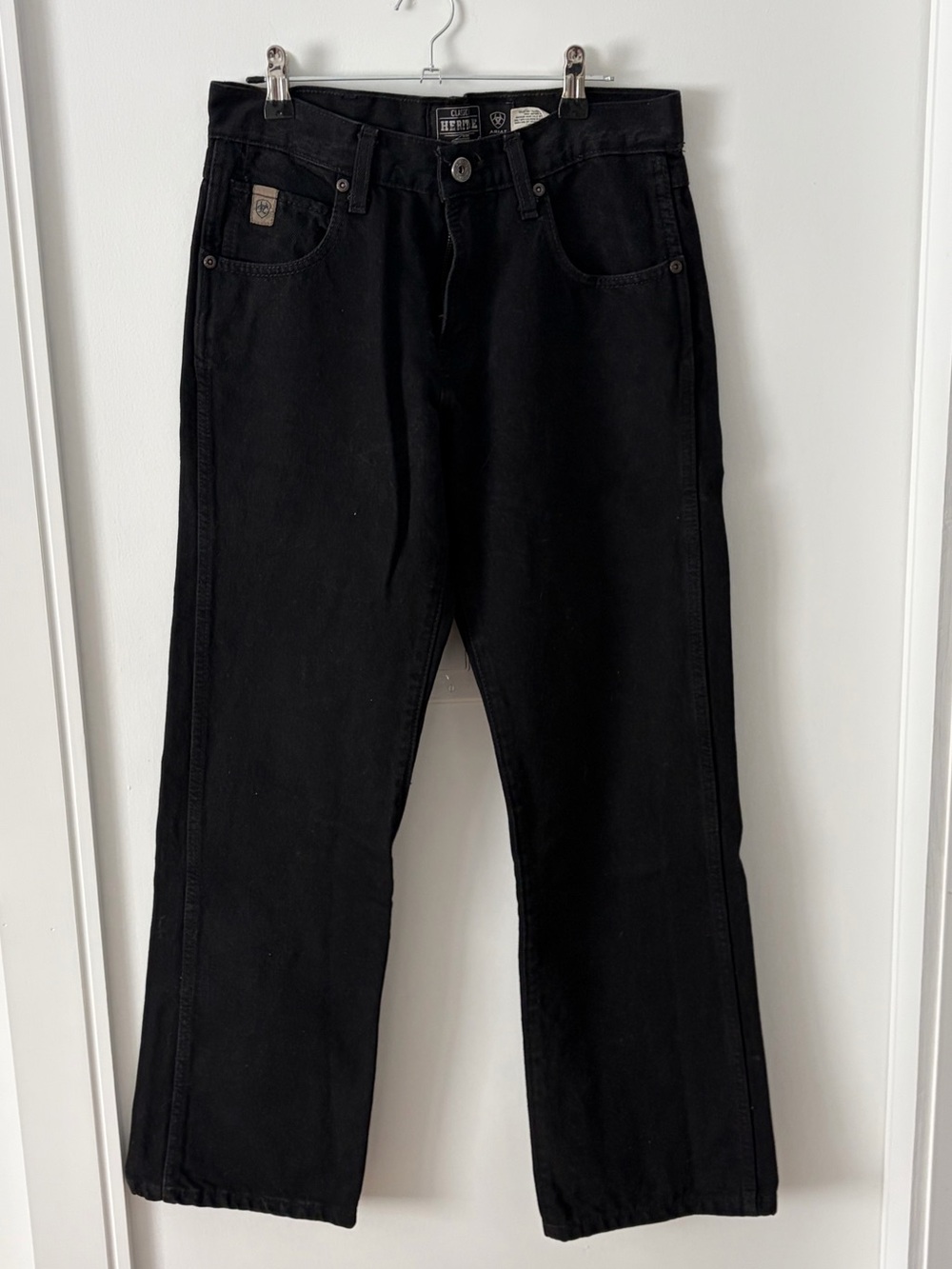 Ariat Black Vintage Straight-Leg Jeans